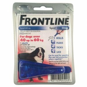 Frontline Spot On For Extra Large Dogs 40-60KG / 1 Pipette