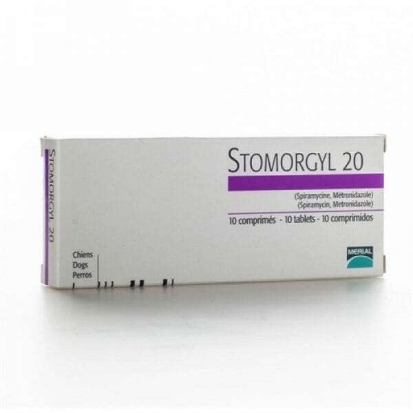 STOMORGYL 20 /SPIRAMYCIN, METRONIDAZOLE/ 1 PACK /10 TABLETS ...