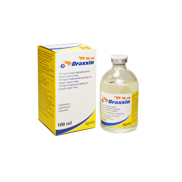 DRAXXIN For Cattle, Pigs and Sheep 100 MG/ML TULATHROMYCIN 100ml | PetShopBoss.com